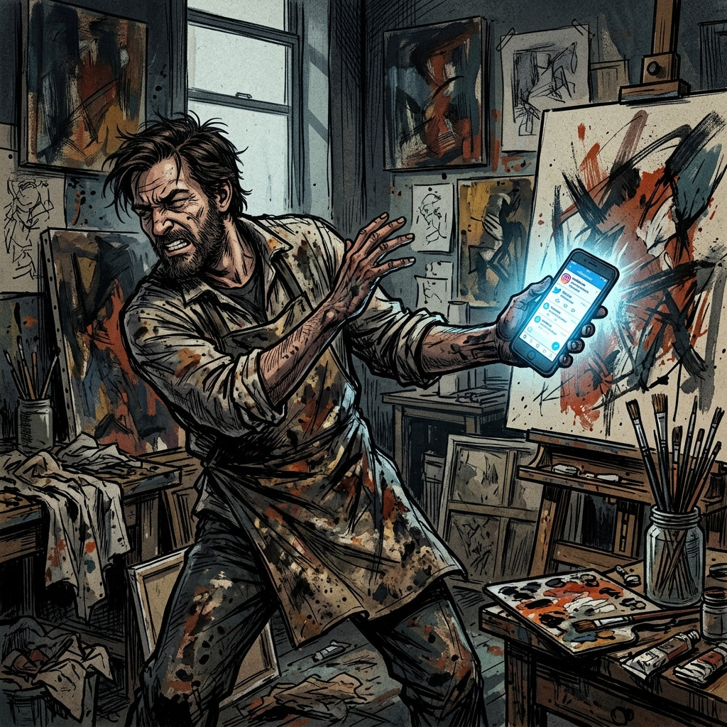 The Algorithmic Fatigue: Why Painters Are Turning Away From Instagram