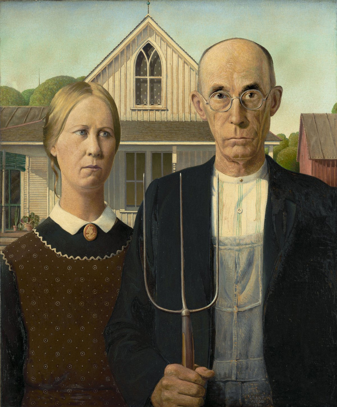 Why Grant Wood’s American Gothic Sparked Backlash and Threats in 1930 Iowa