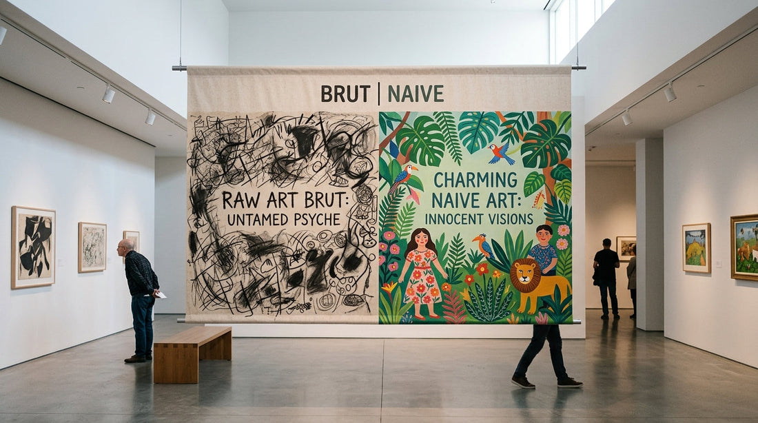 Art Brut vs Naive Art: Why Dubuffet Kept the Sunday Painters Out