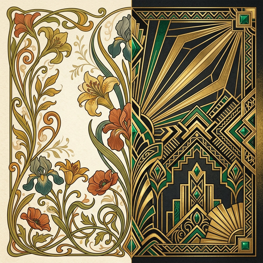 Art Nouveau vs Art Deco: How to Tell Them Apart (and Why It Matters)