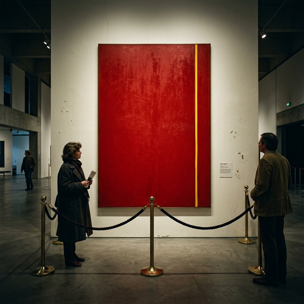 Who's Afraid of Red, Yellow and Blue III: The Slashed Painting That Was Destroyed Twice
