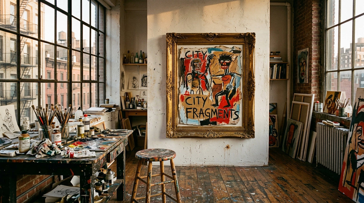Basquiat's Defacement: The Painting Keith Haring Sawed Out of His Bedroom Wall