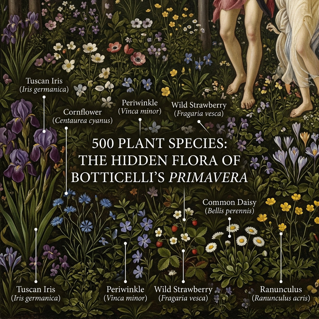 The 500-Plant Mystery: Botticelli's Primavera and the Hidden Science of Tuscan Wildflowers