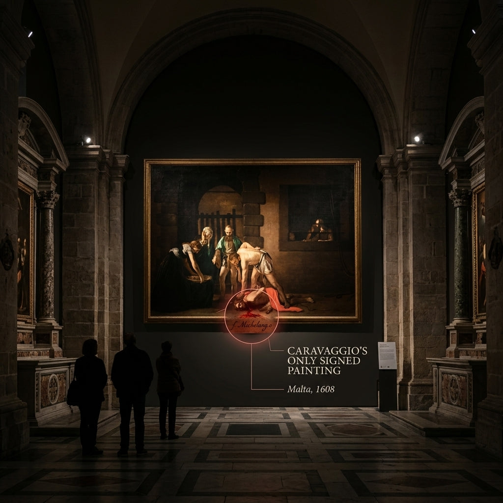 Caravaggio's Signature in Blood: The Murderous Truth Behind His Greatest Masterpiece
