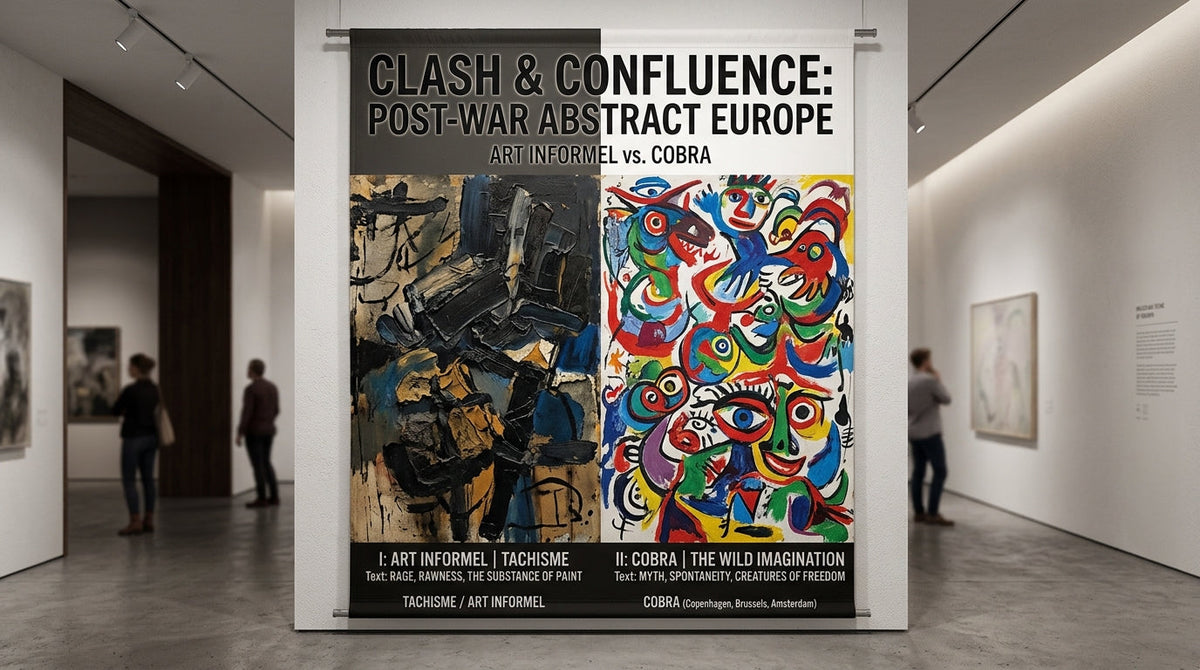 COBRA, Tachisme, and Art Informel: Europe's Post-War Triad Nobody Can Tell Apart