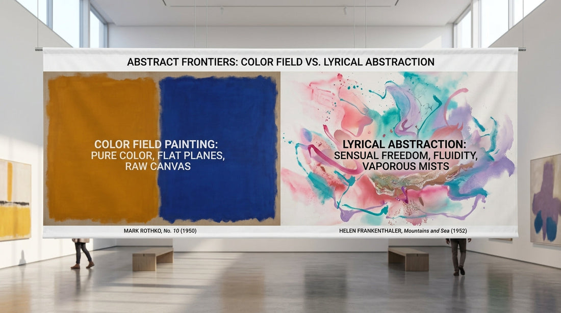 Color Field vs Lyrical Abstraction: The Second Generation That Softened the Edges