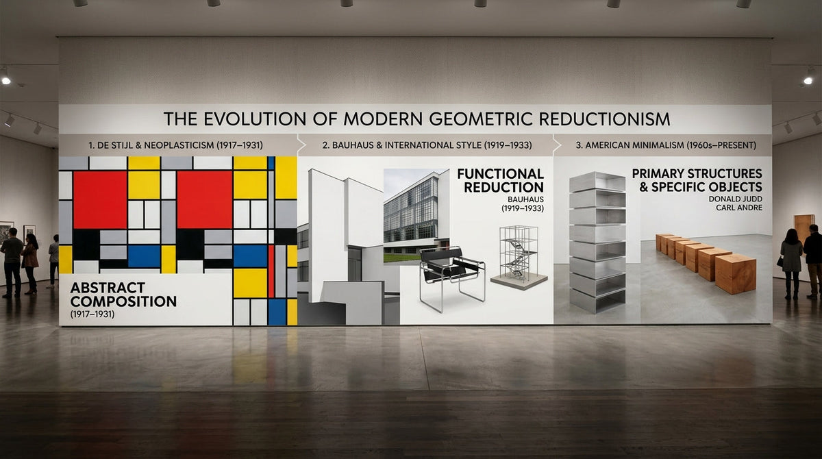 De Stijl to Bauhaus to Minimalism: How the Straight Line Conquered Modern Art