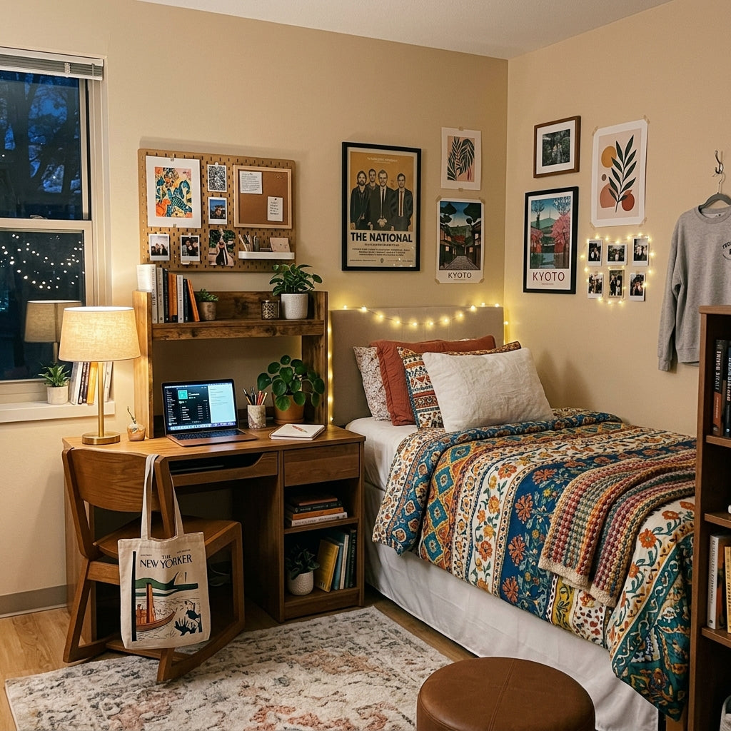 Dorm Room Decor on a Budget: Spend on What Leaves With You