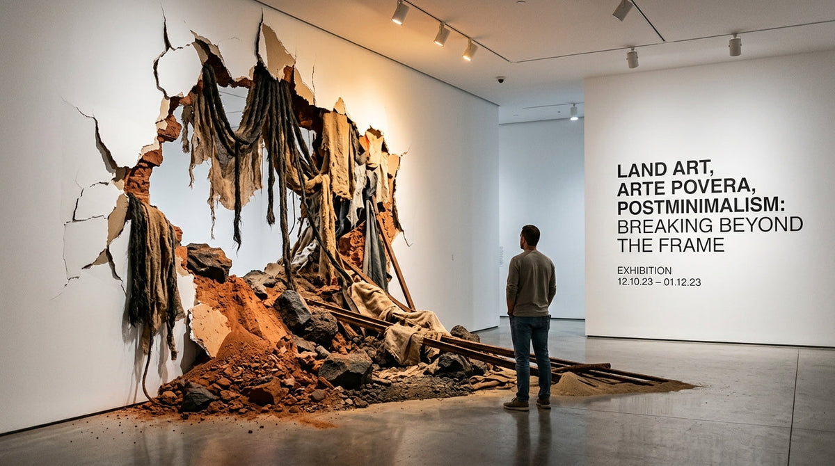 Land Art, Arte Povera, and Postminimalism: Three Ways Artists Tried to Escape the Gallery