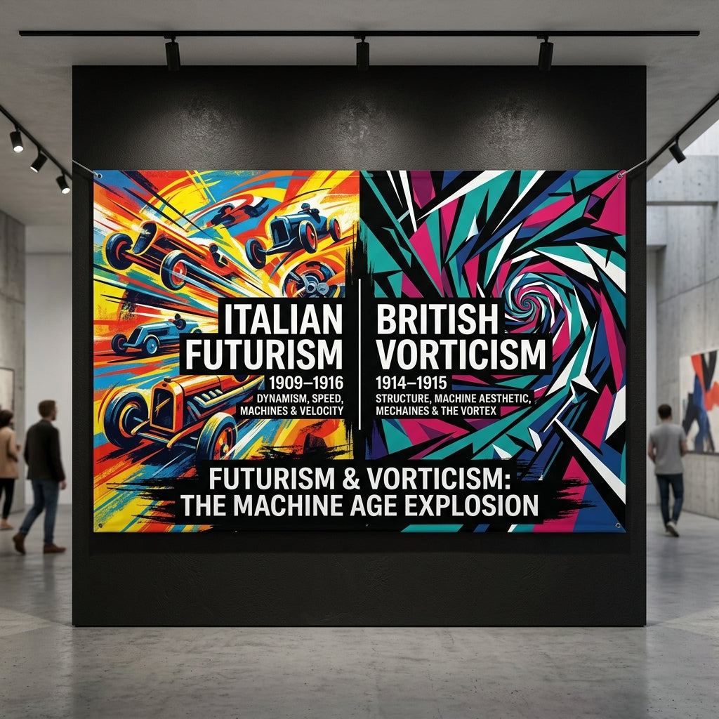 Futurism vs Vorticism: Italy's Speed Machine vs Britain's Angular Blast