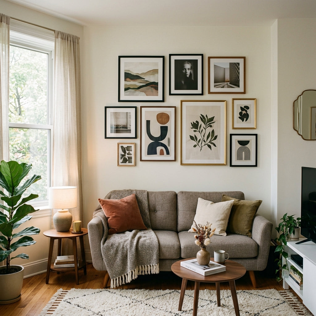 How to Create a Gallery Wall in a Small Apartment