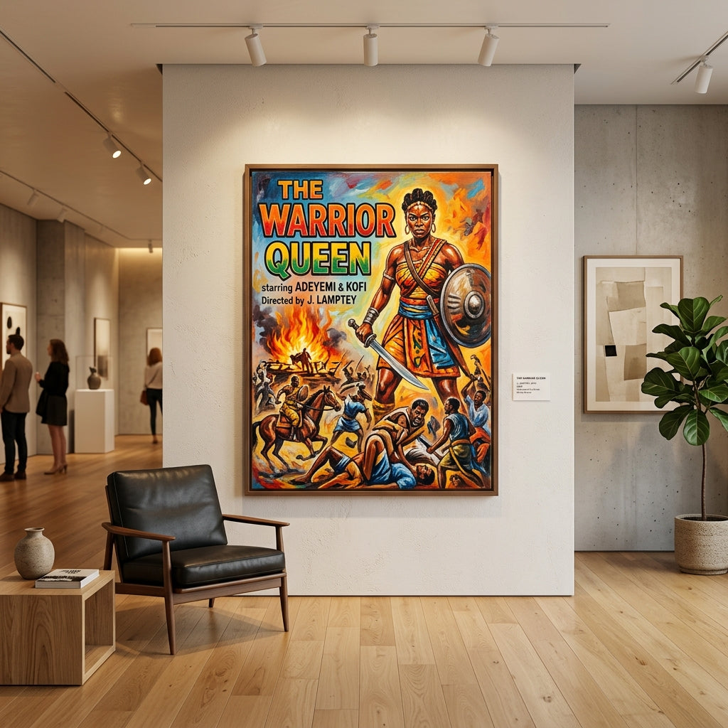 How Ghana’s Hand-Painted Movie Posters Built a Folk Art Revolution