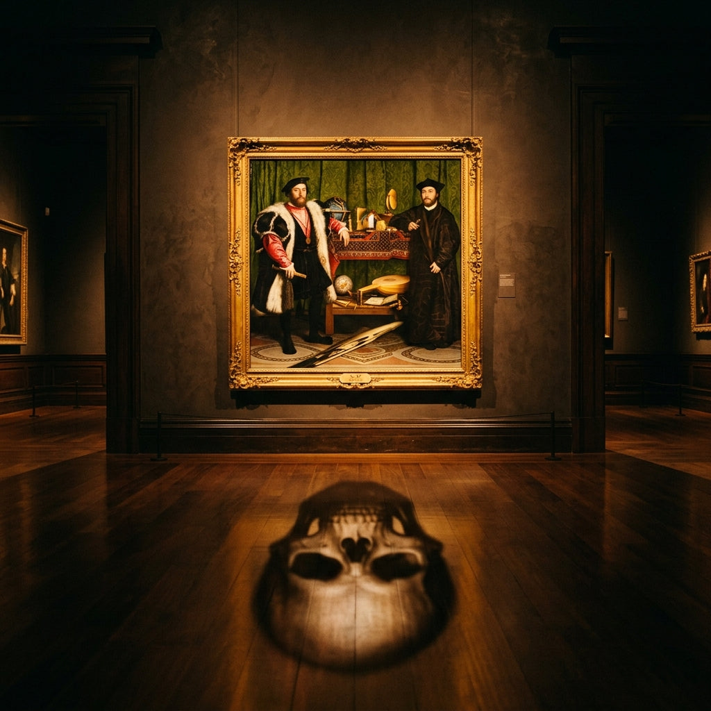 The painting that hides a skull in plain sight