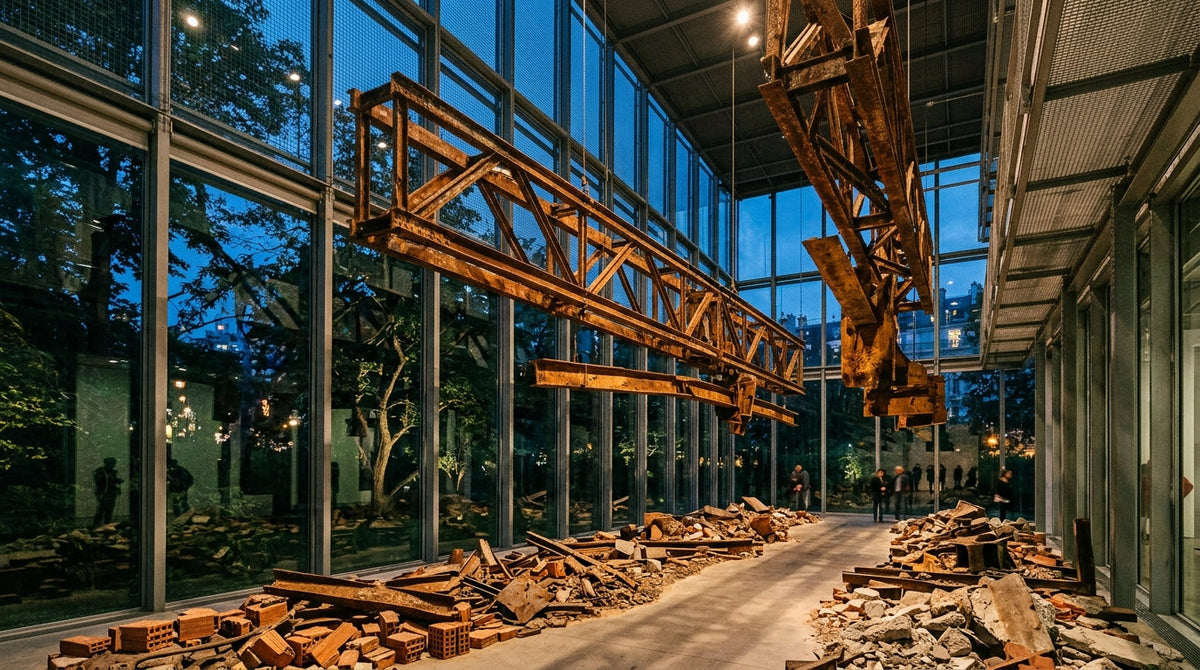 Why a Crumbling Ghanaian Bottle Plant Was Rebuilt in Paris: Ibrahim Mahama at Fondation Cartier