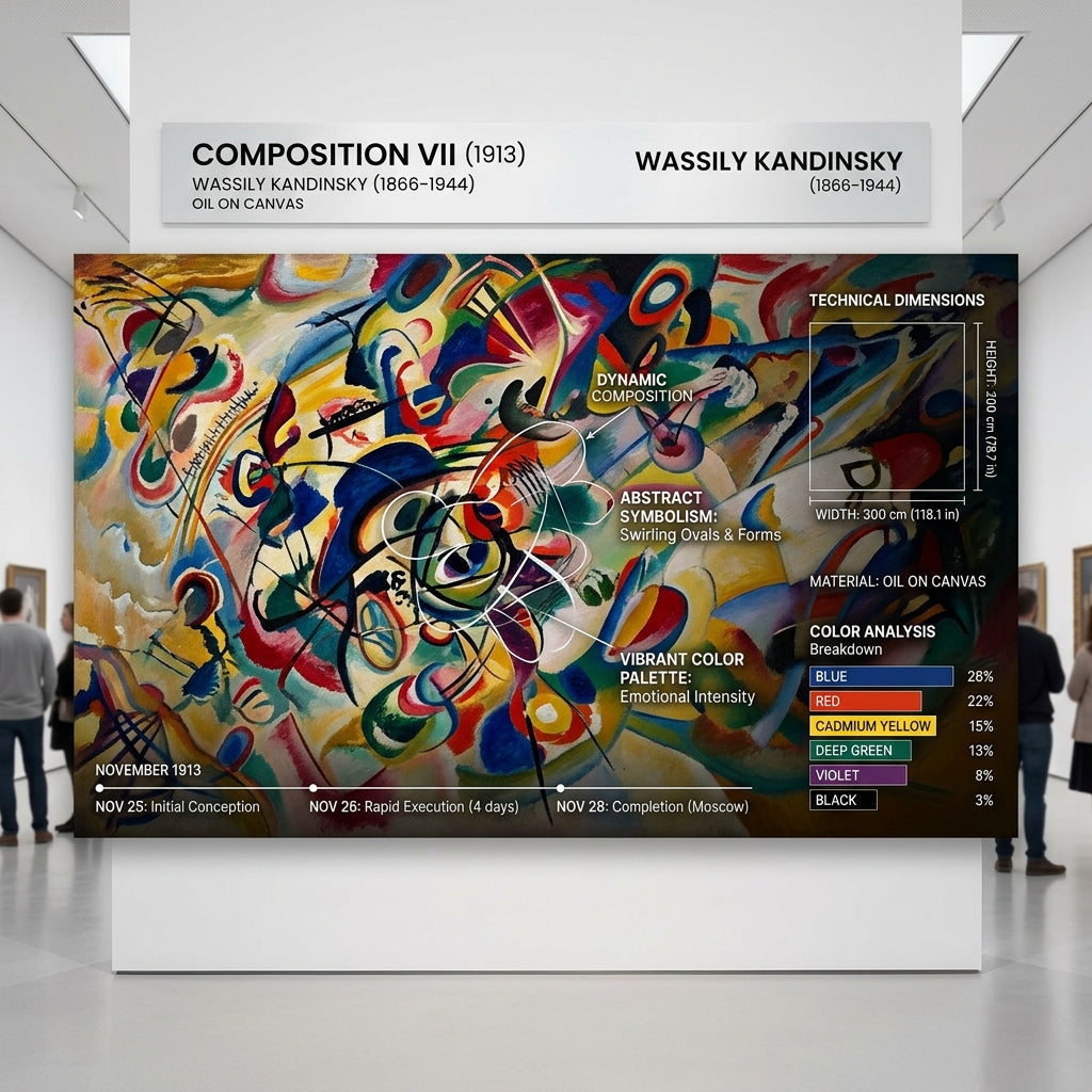Kandinsky's Composition VII: The Three-Day Marathon Behind Abstract Art's Masterpiece
