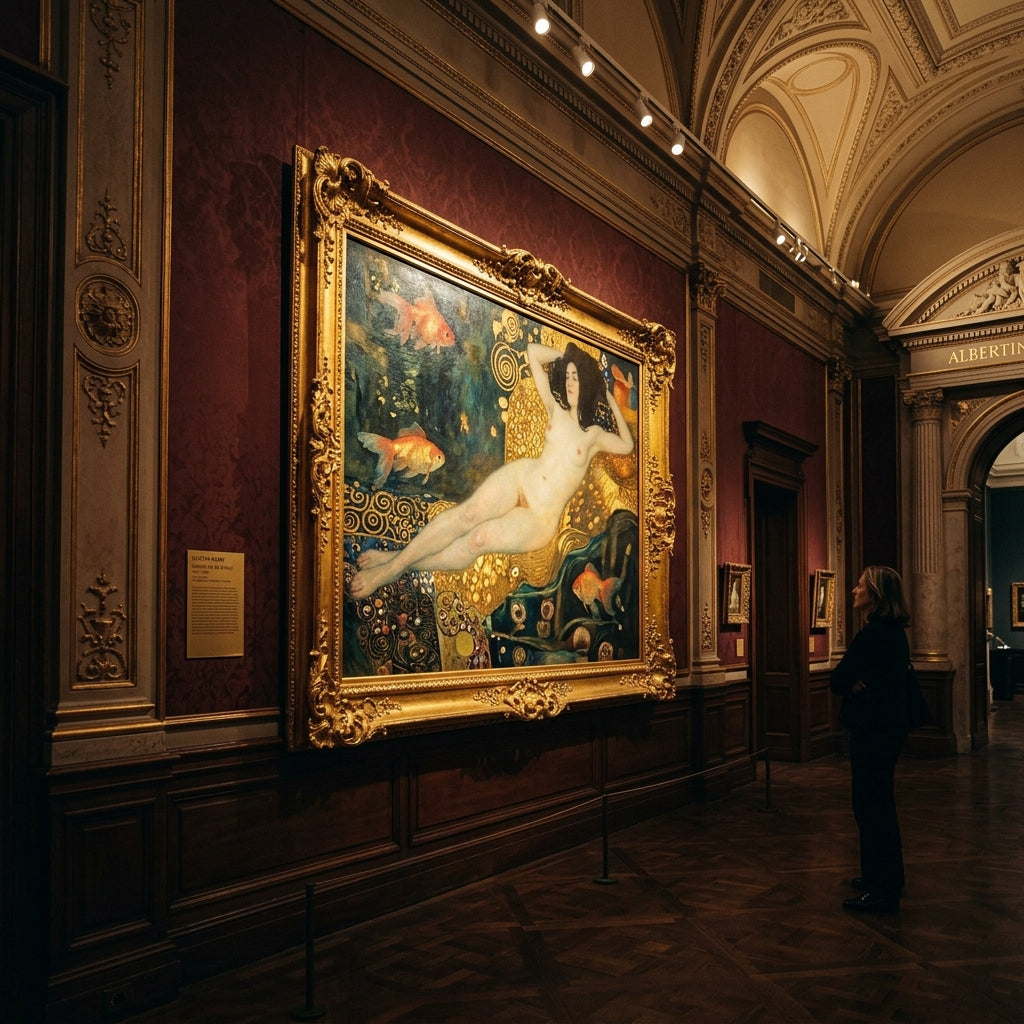 Gustav Klimt's Goldfish: The Bare-Bottomed Siren Painted to Insult His Critics