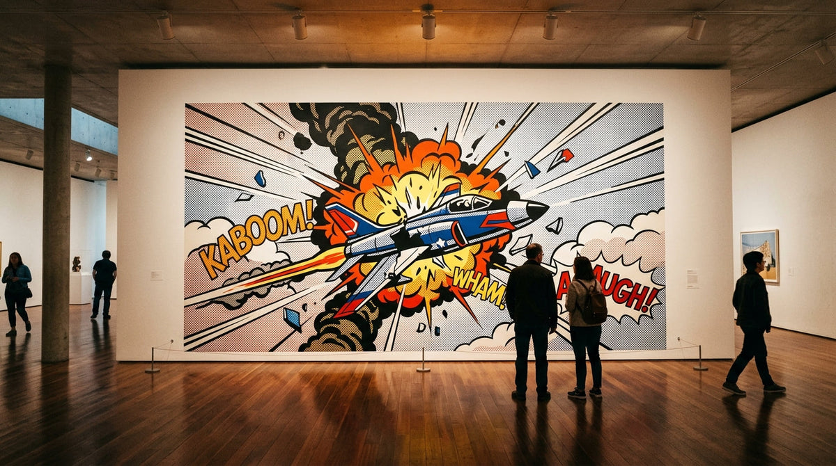 The WWII Officer Who Gave Roy Lichtenstein His Start - and Later Saw His Comic Panel Turned Into Whaam!