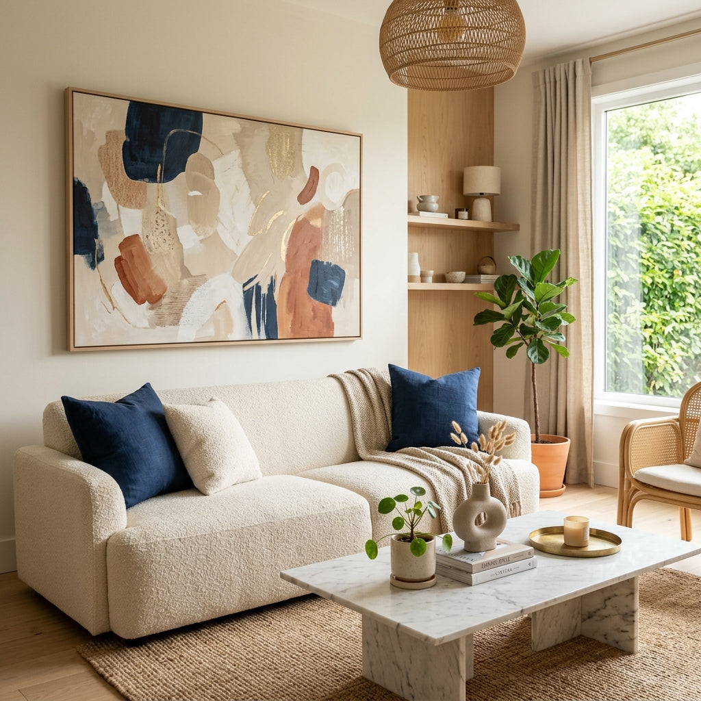 How to Choose Wall Art for Your Living Room (and Actually Get It Right)