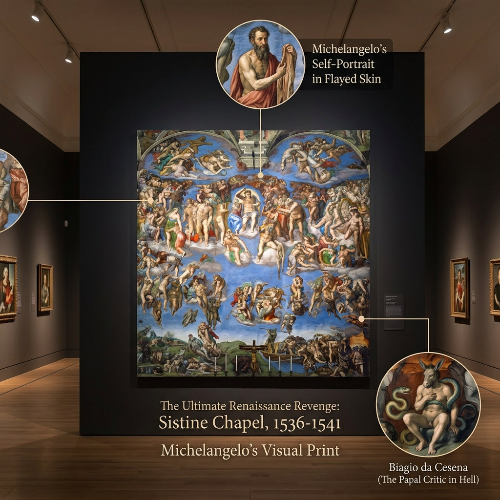 How Michelangelo Painted His Fiercest Critic into Hell