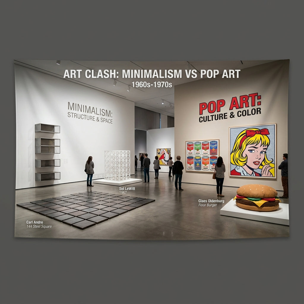 Minimalism vs Pop Art: The 1960s Art War Nobody Talks About