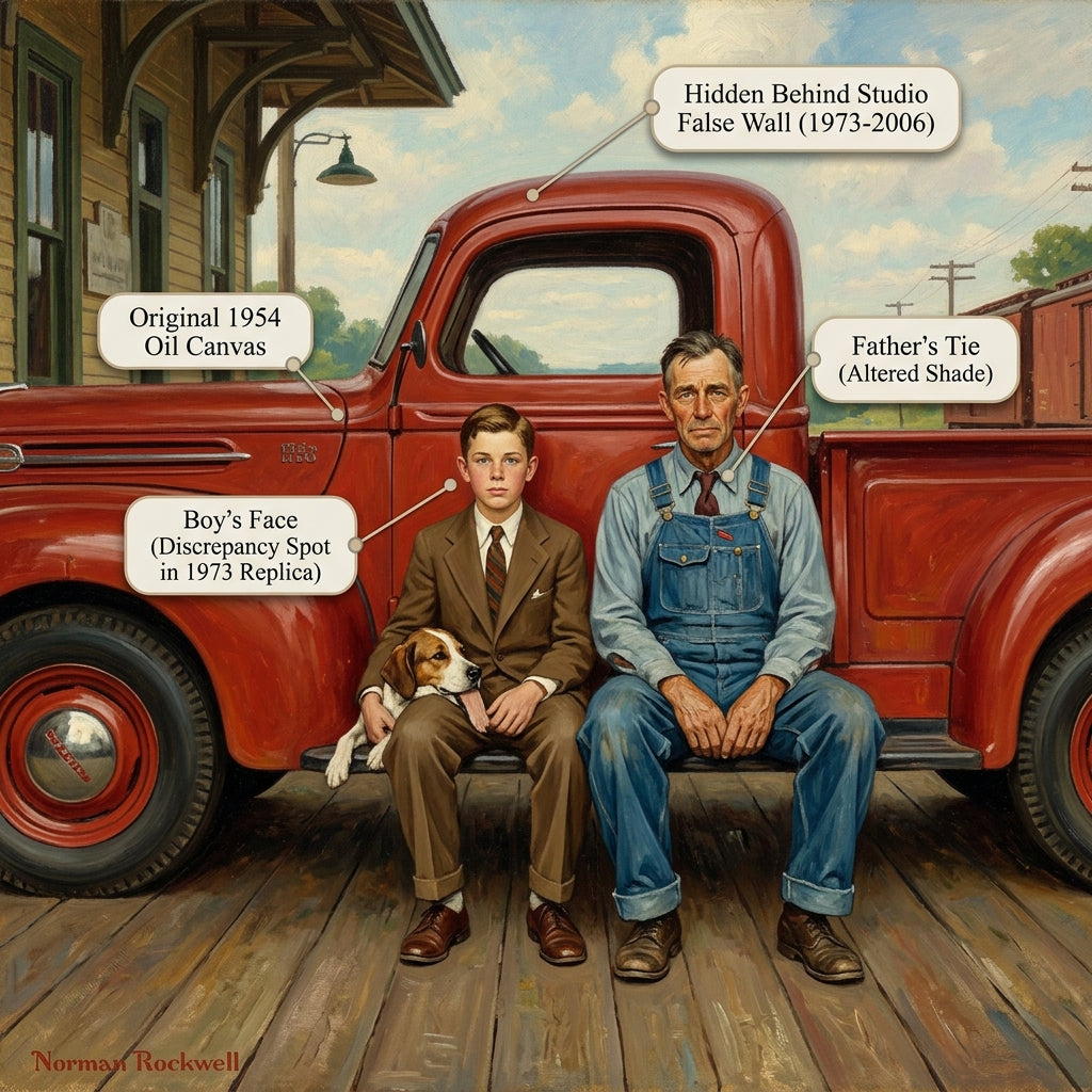 The Secret False Wall That Hid Norman Rockwell’s $15 Million Masterpiece