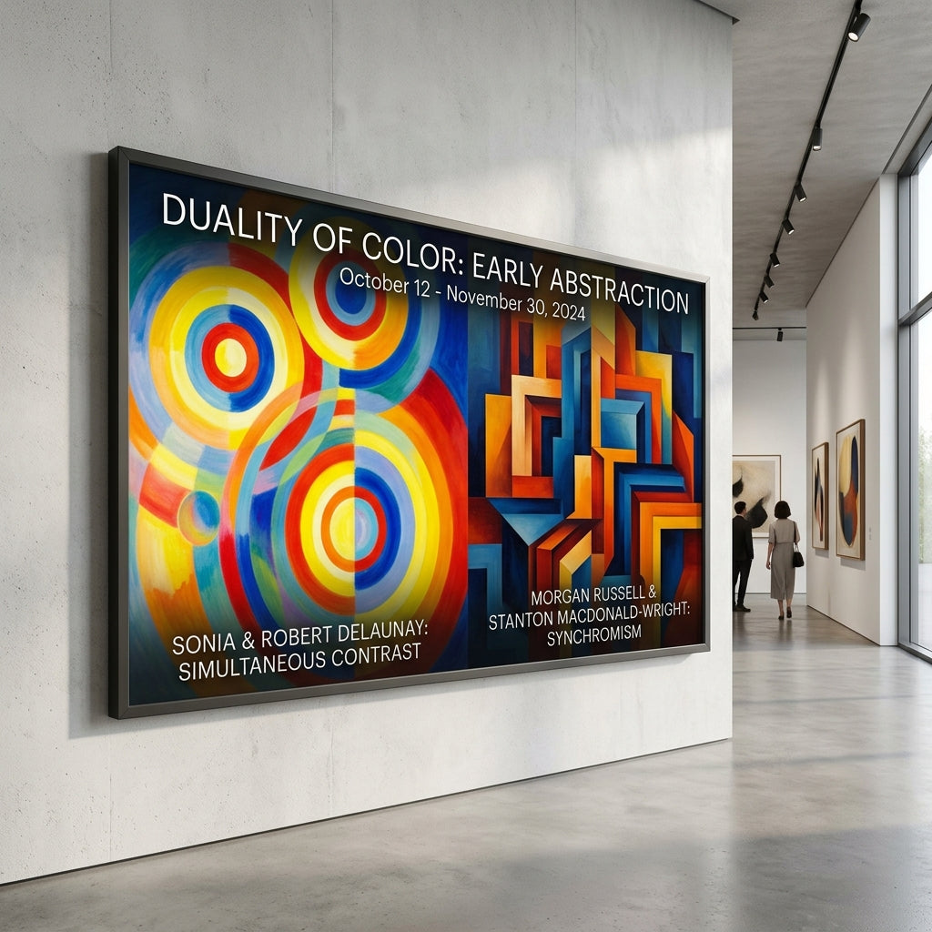Orphism vs Synchromism: The Transatlantic Color Abstraction Race