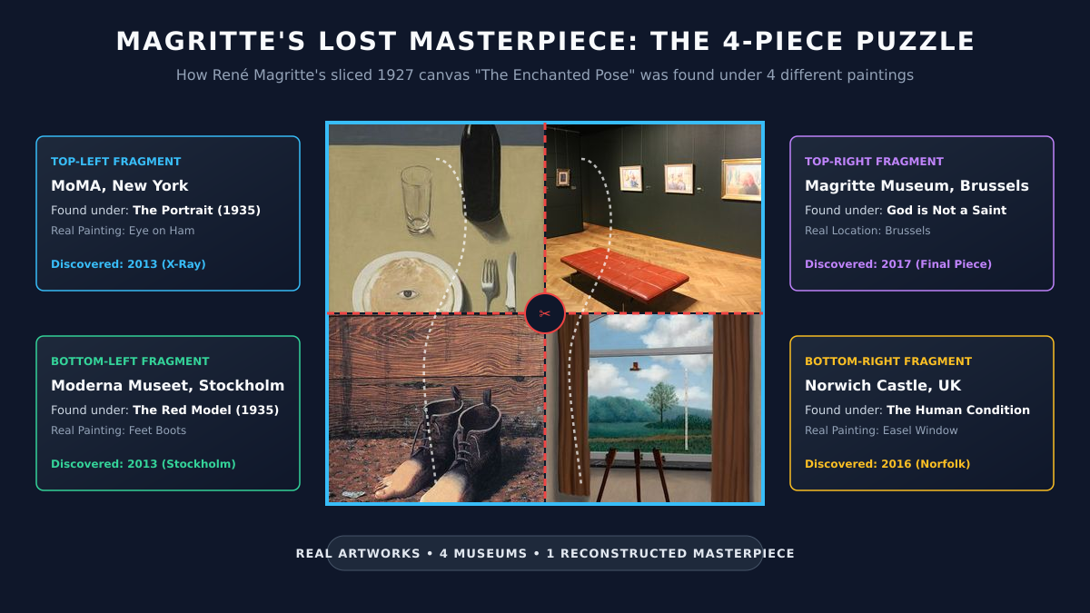 Why René Magritte Sawed a Masterpiece into Four Pieces
