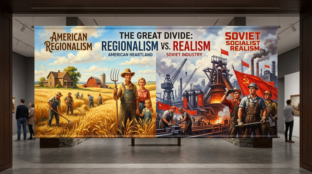 Regionalism vs Socialist Realism: Parallel State Propaganda, Opposite Ideologies