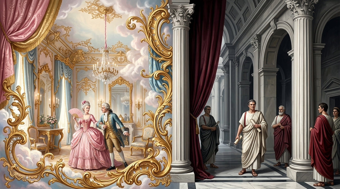 Rococo vs Neoclassicism: When Europe Swapped Pink Silk for Roman Virtue
