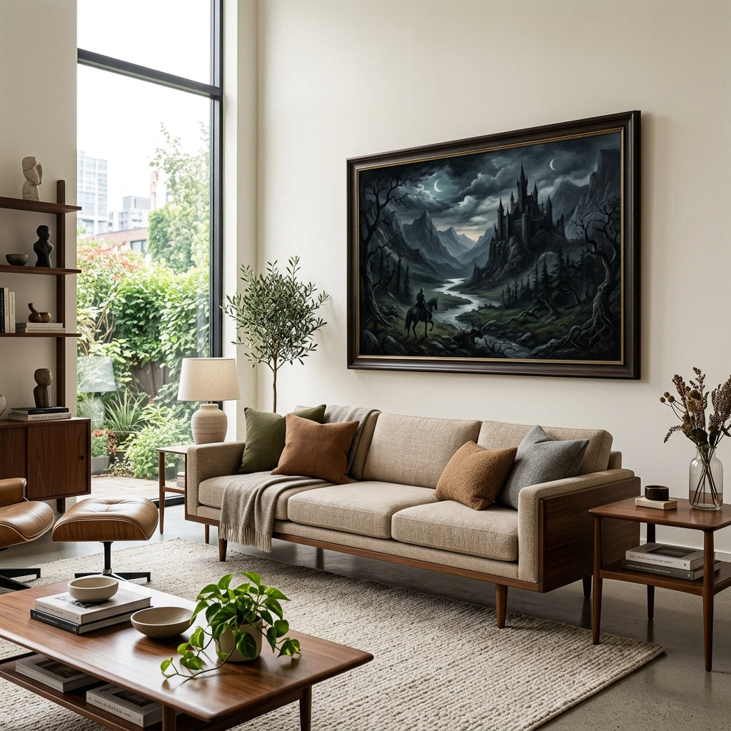 How to Style Fantasy Wall Art (Without Your Living Room Looking Like a Dorm)