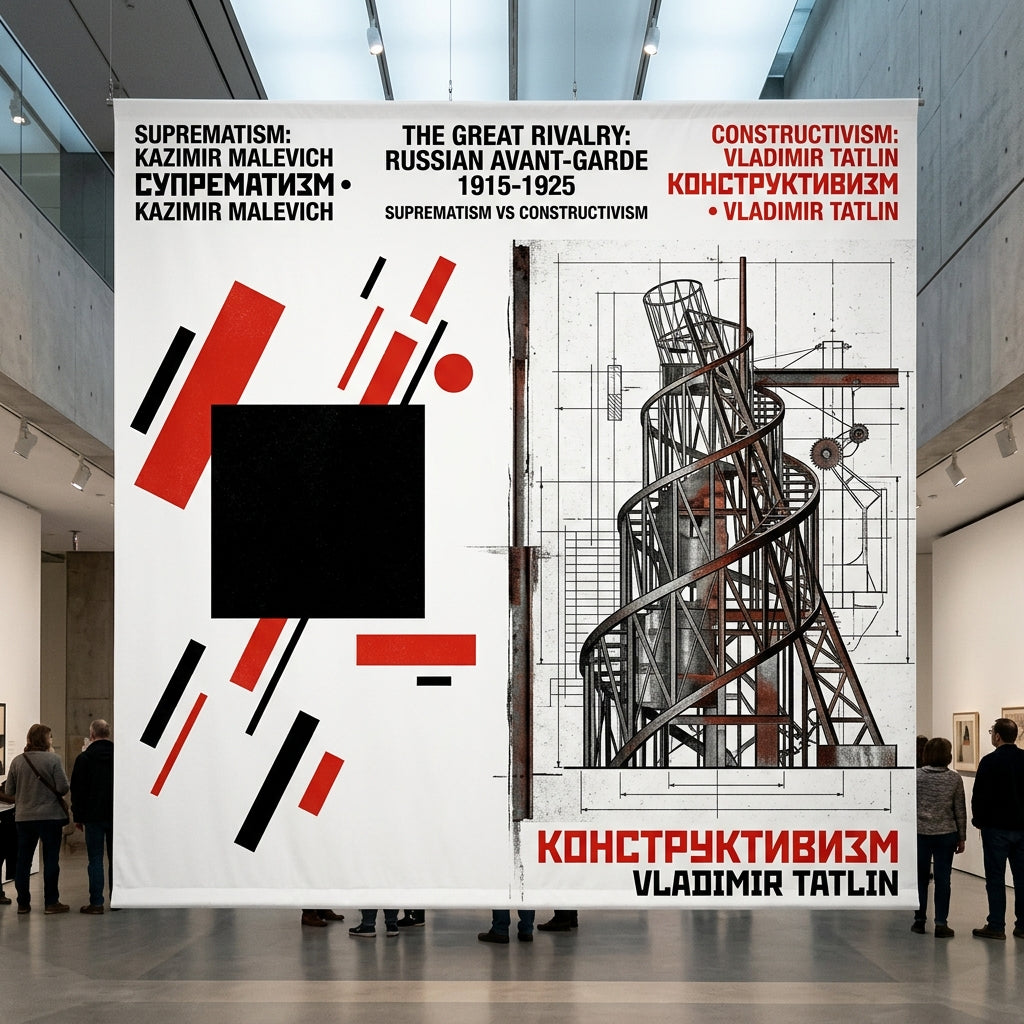 Suprematism vs Constructivism: The Great Russian Avant-Garde Rivalry