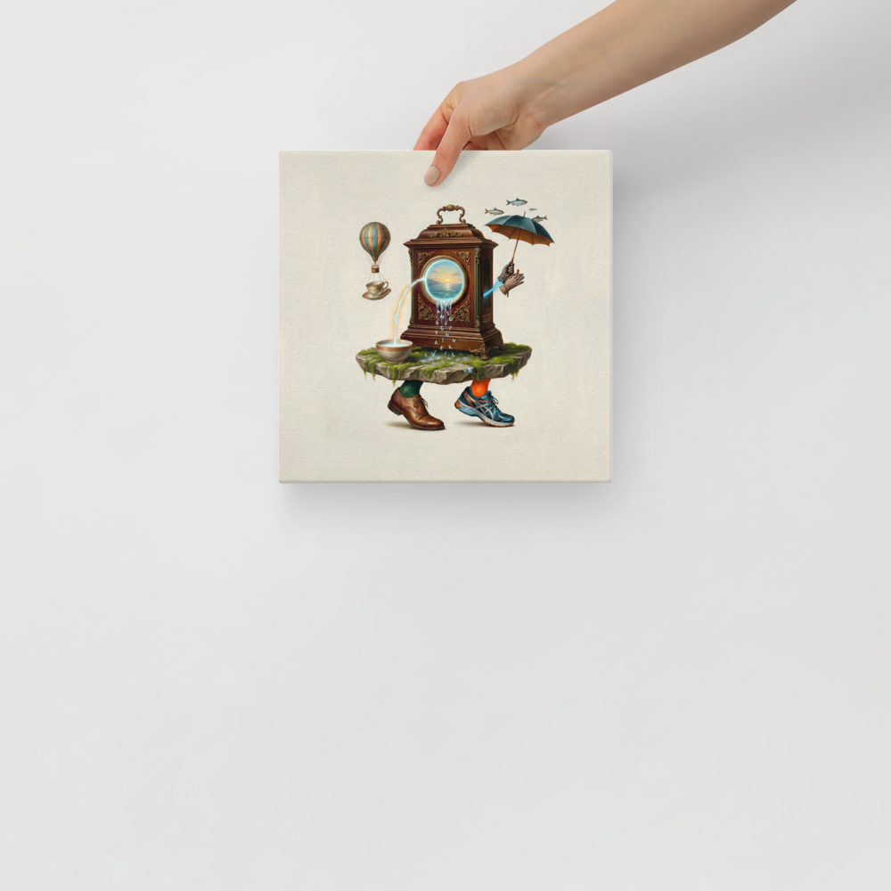 Time's Liquid Journey Mockup