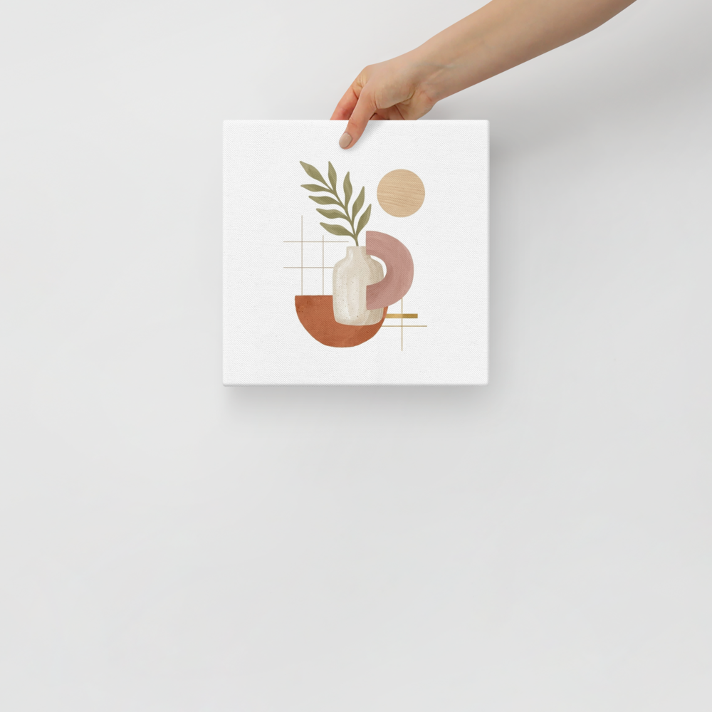 Ceramic Vase and Terracotta Arch Mockup