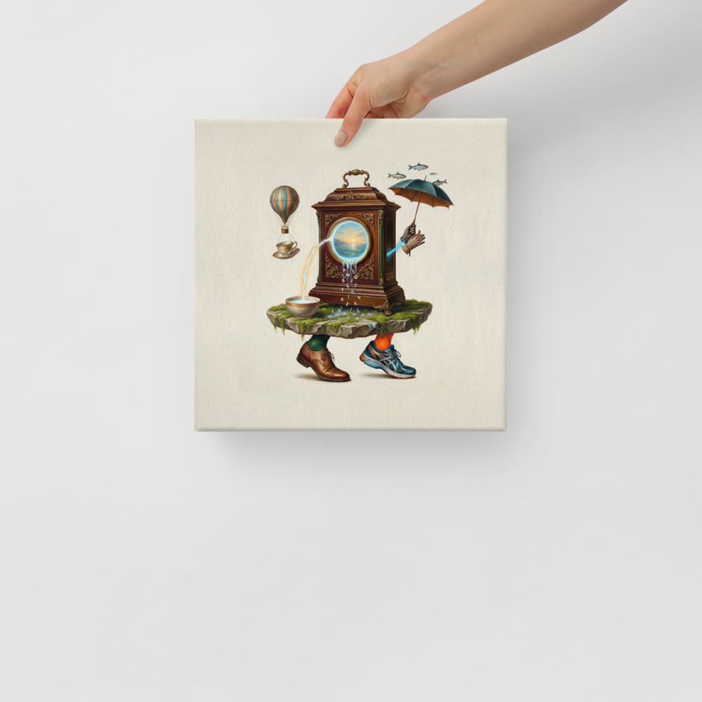 Time's Liquid Journey Mockup