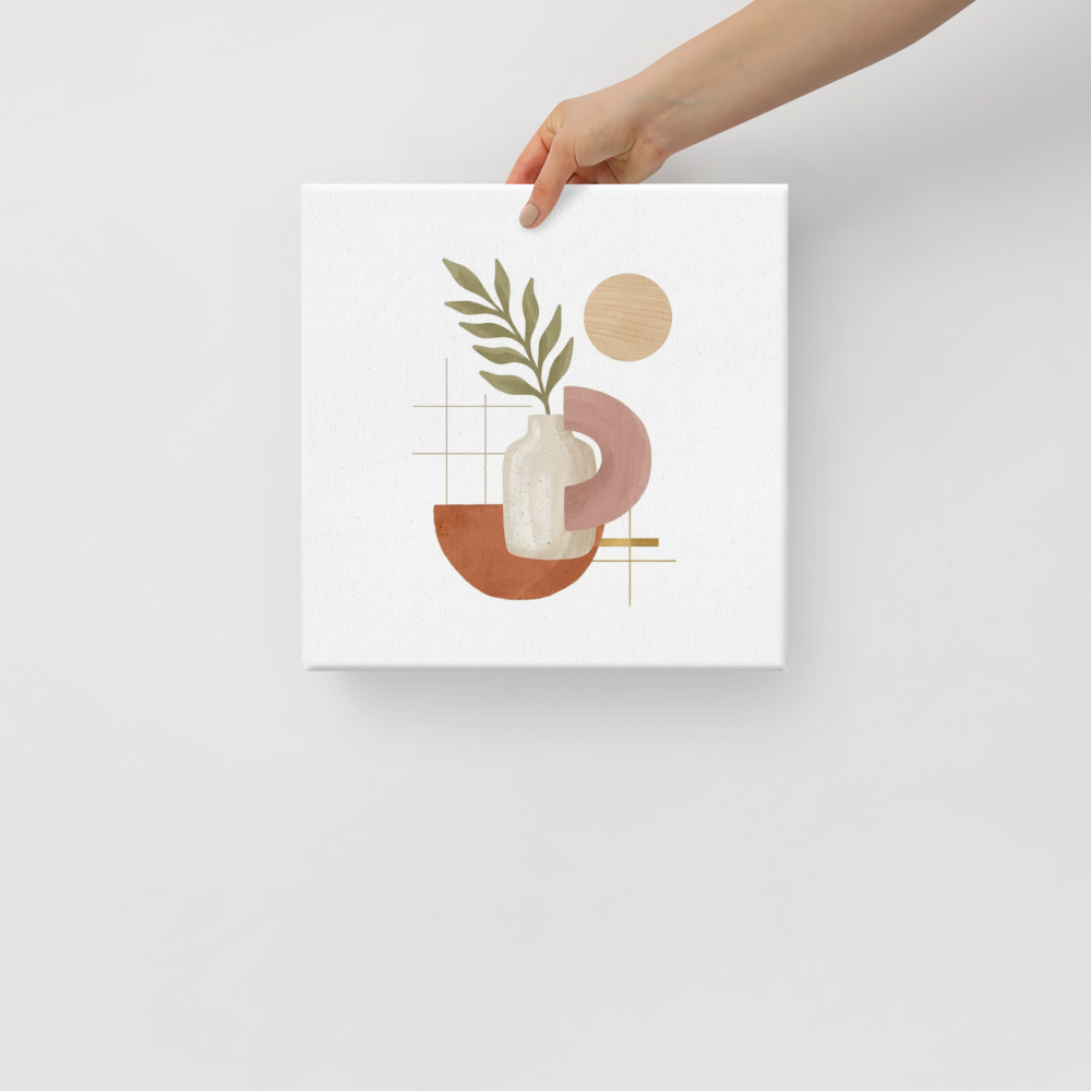 Ceramic Vase and Terracotta Arch Mockup
