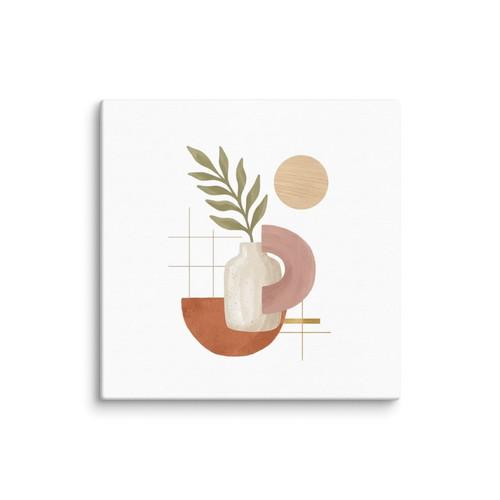 Ceramic Vase and Terracotta Arch Mockup