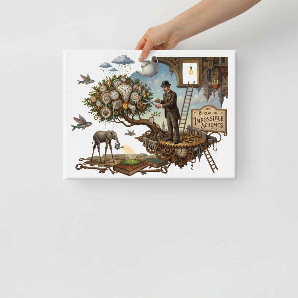 The Bureau of Impossible Schemes Mockup