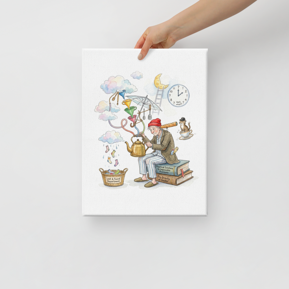 The Gravity of Socks Mockup