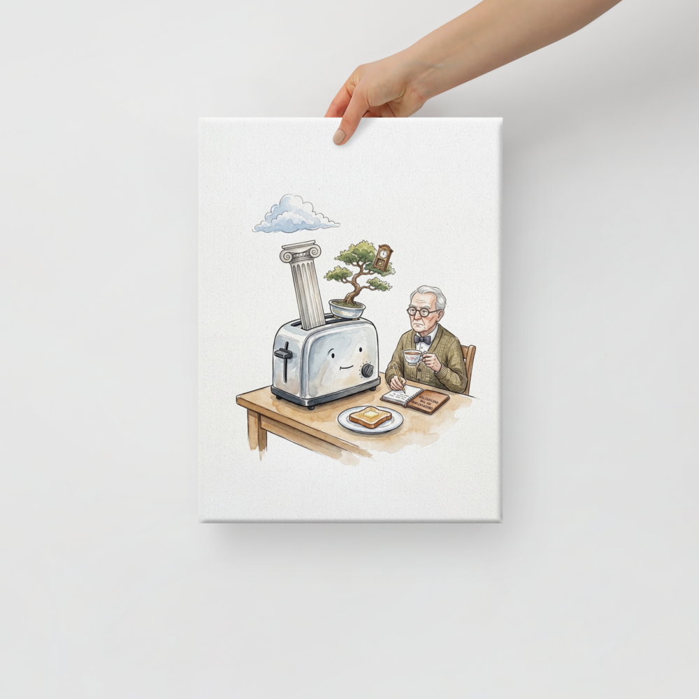 The Absurdity of Breakfast Mockup