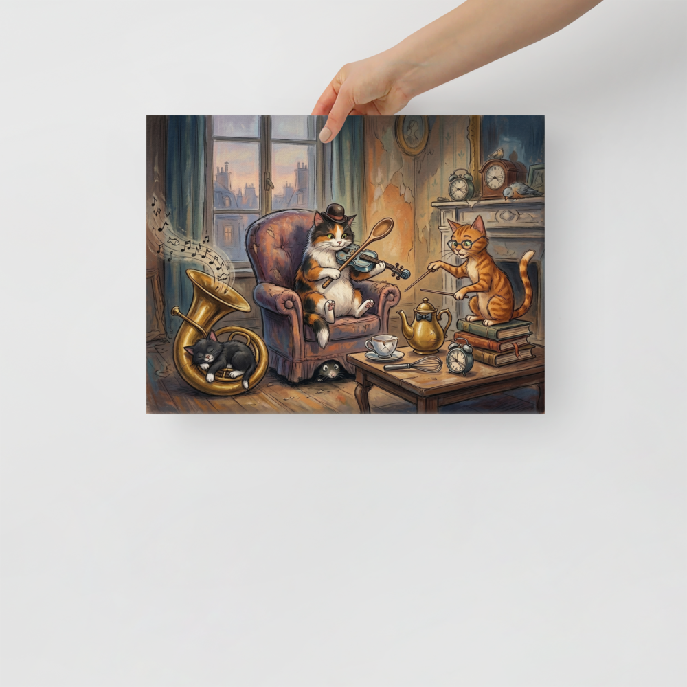 The Feline Symphony Mockup
