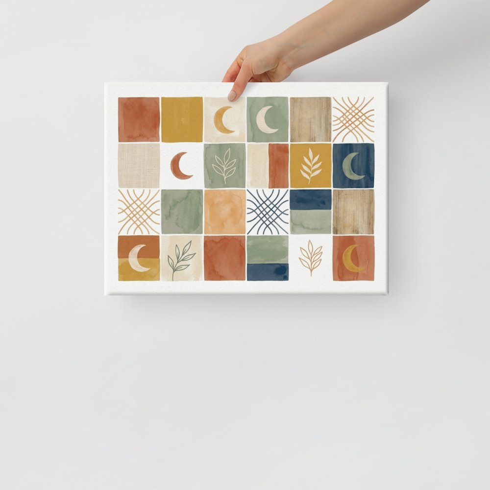 Celestial Patchwork Mockup