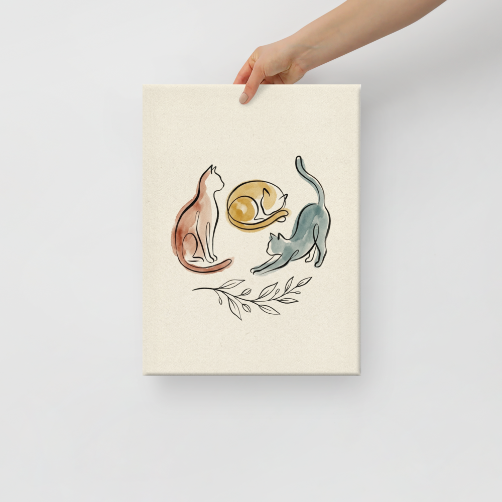 Feline Trio Mockup