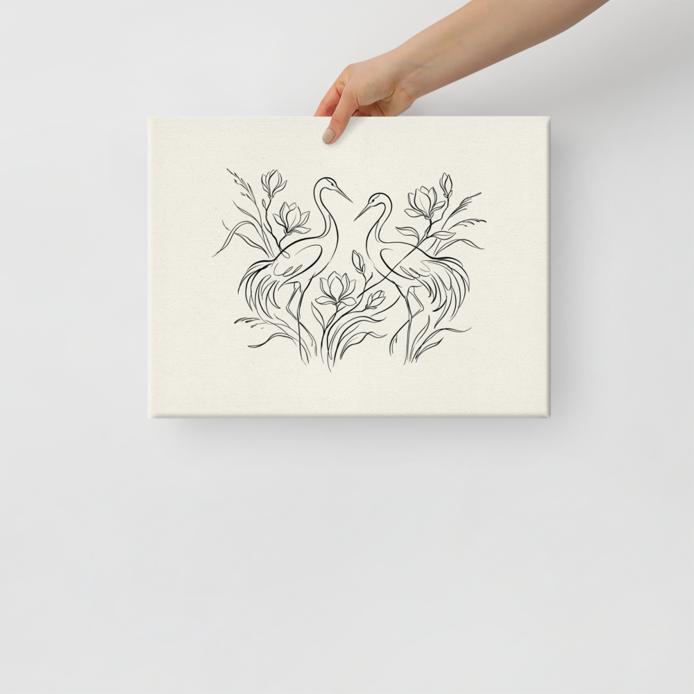 Elegant Avian Pair Mockup