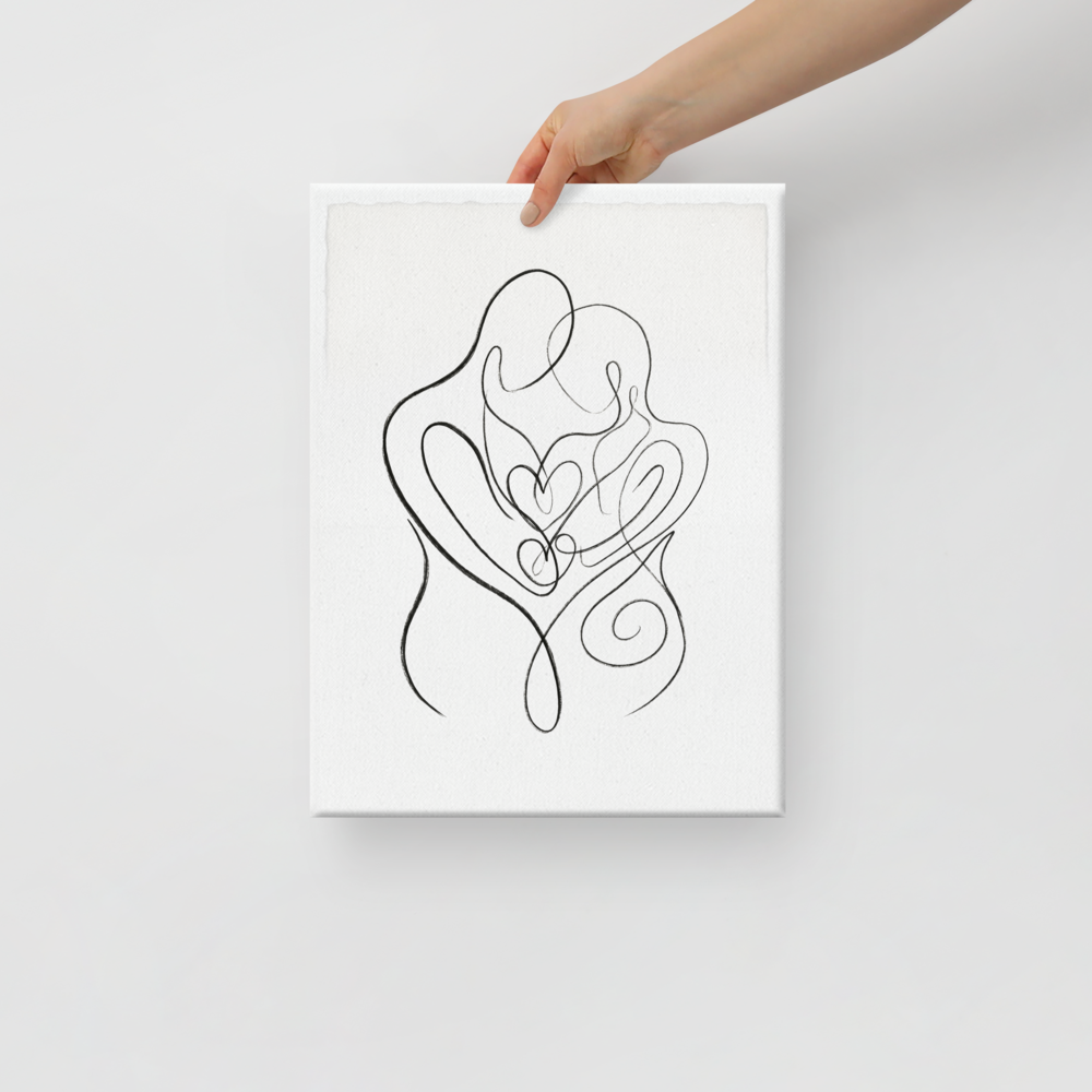 Intertwined Hearts Mockup