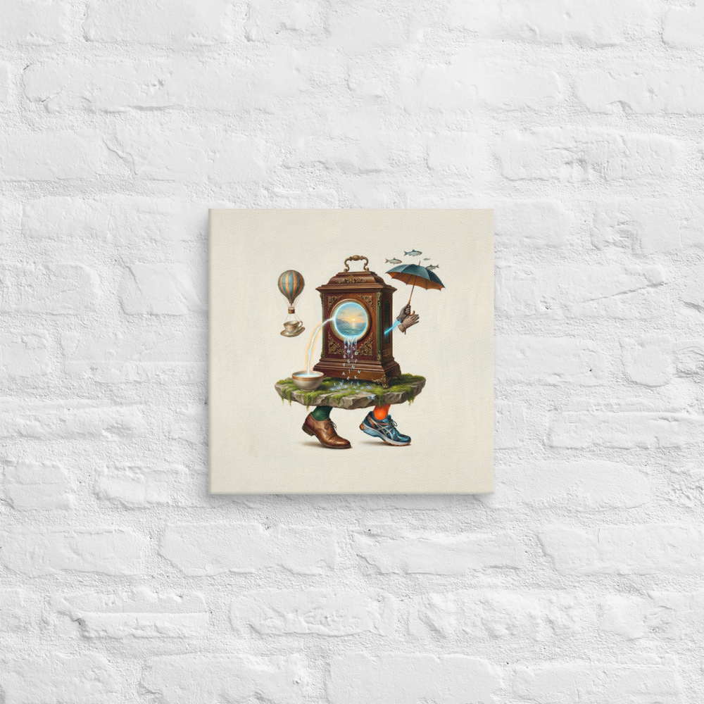 Time's Liquid Journey Mockup