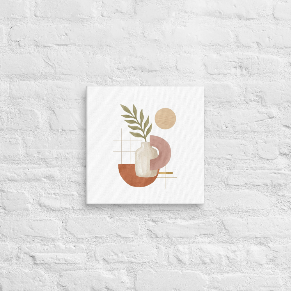 Ceramic Vase and Terracotta Arch Mockup