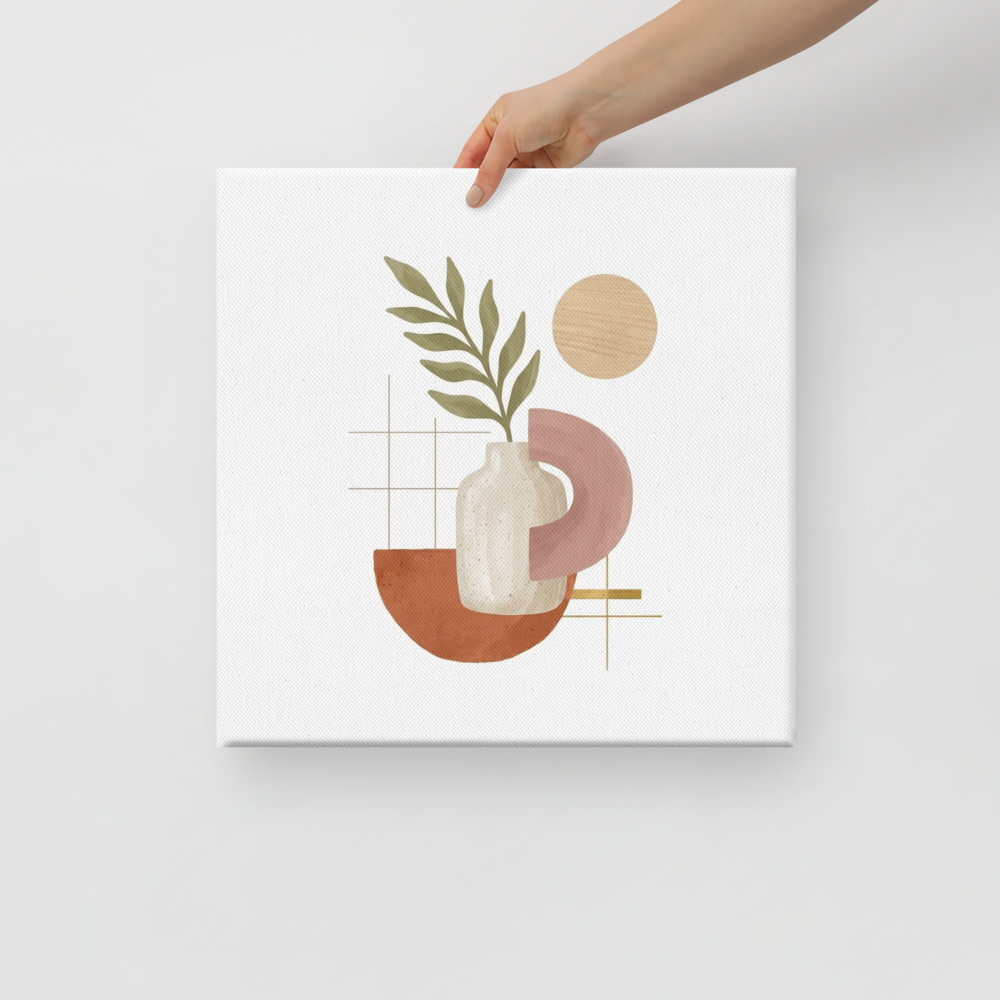 Ceramic Vase and Terracotta Arch Mockup