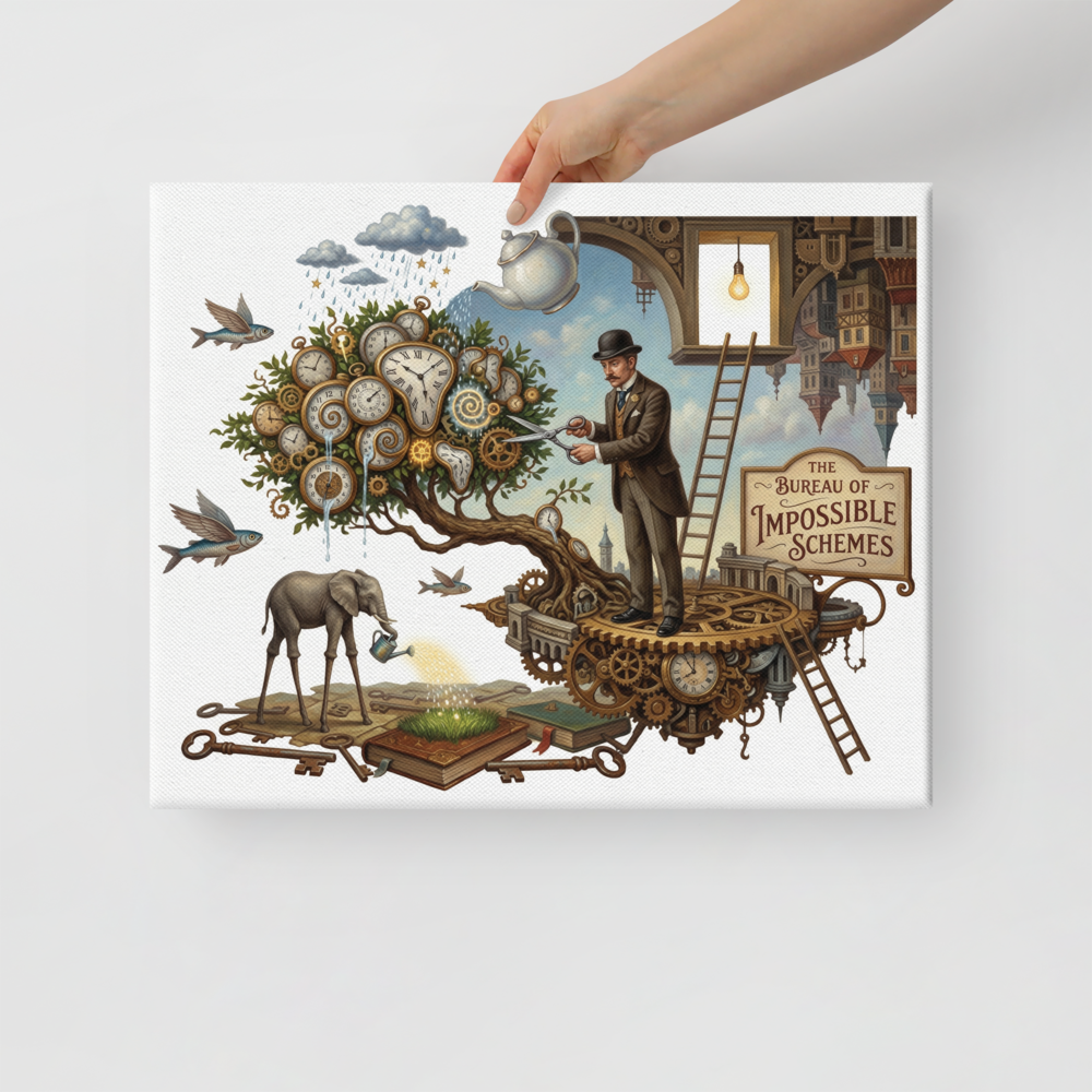 The Bureau of Impossible Schemes Mockup