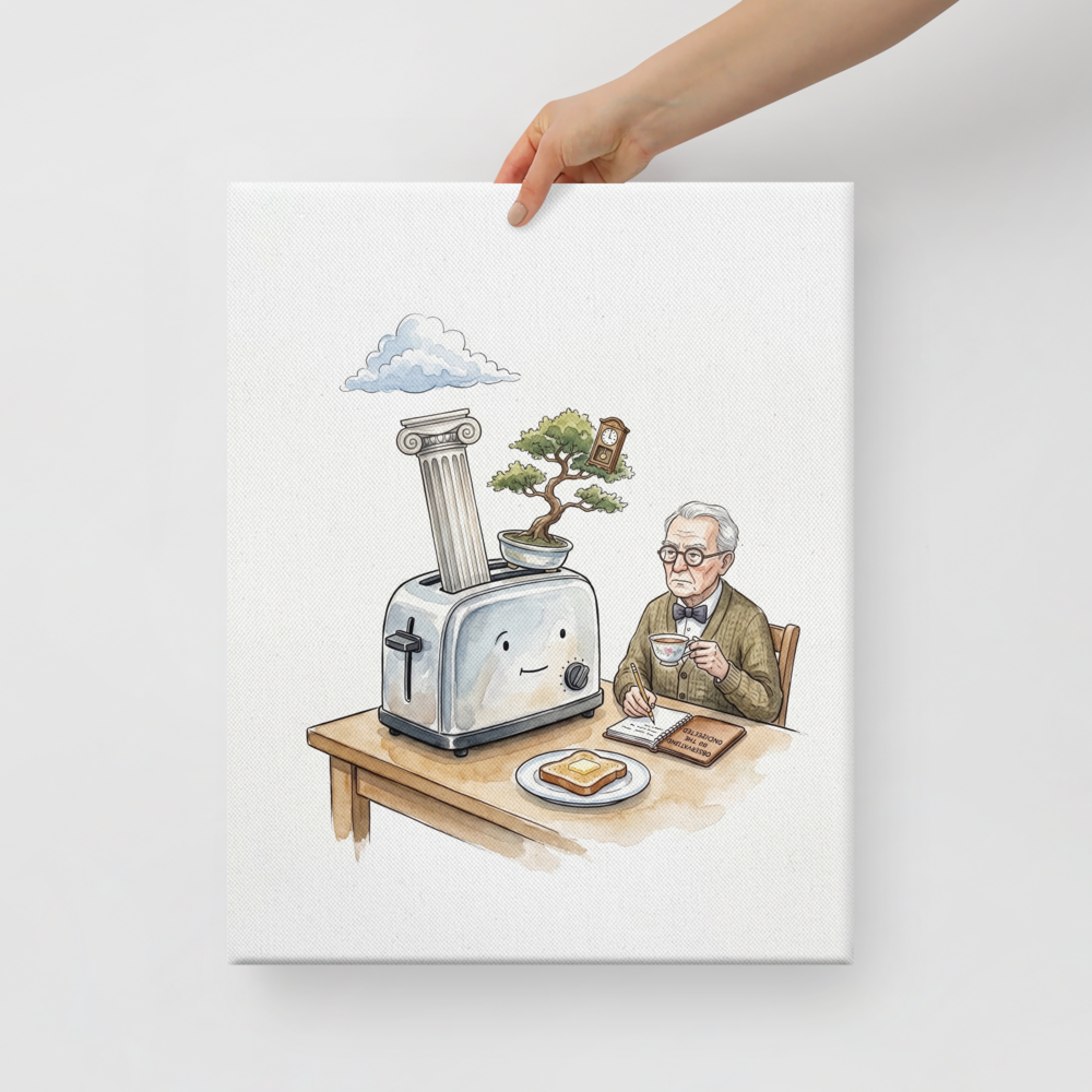 The Absurdity of Breakfast Mockup