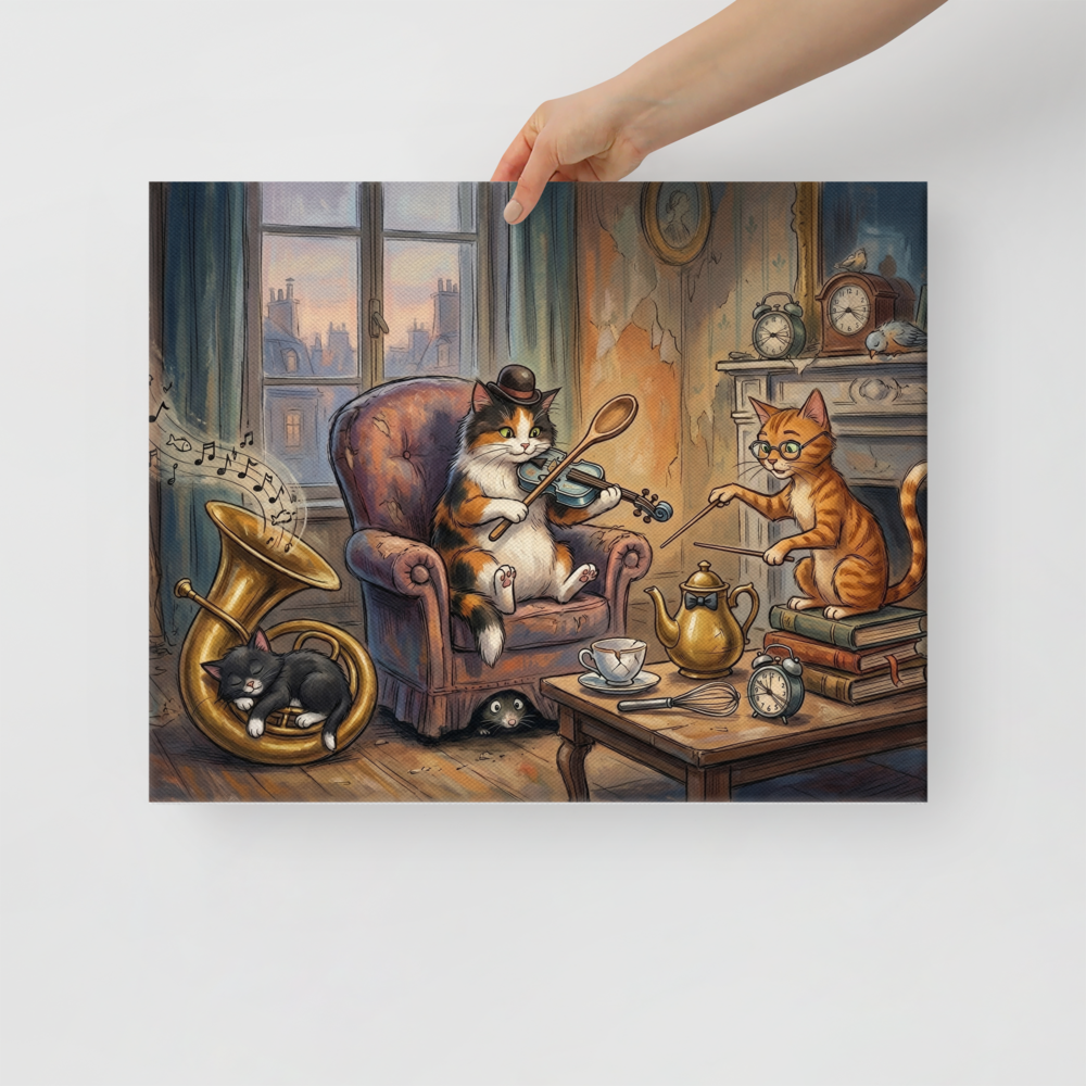 The Feline Symphony Mockup